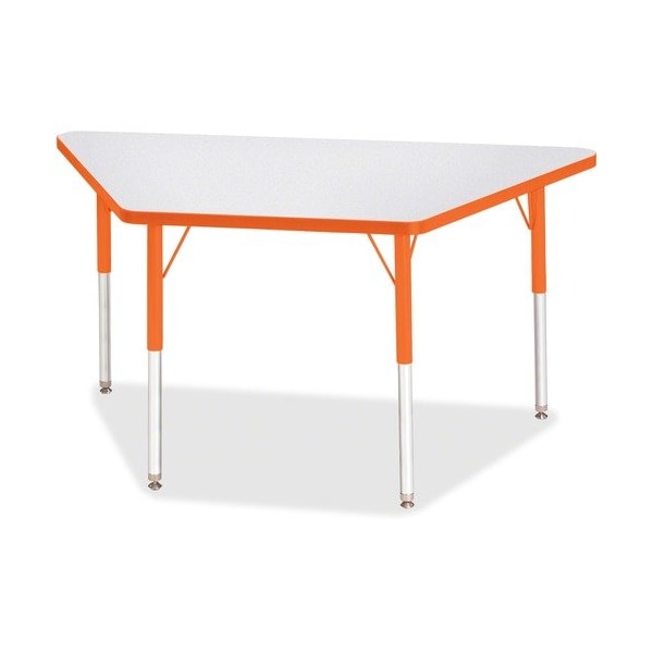 Jonti-Craft TABLE, TRAPEZOID, 24X48, GY/OE JNT6438JCA114 - main